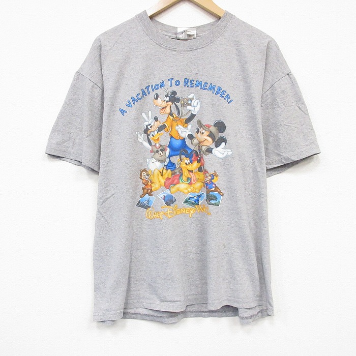 00s 半袖Tシャツ ディズニー グレー メンズXL相当 | 古着
