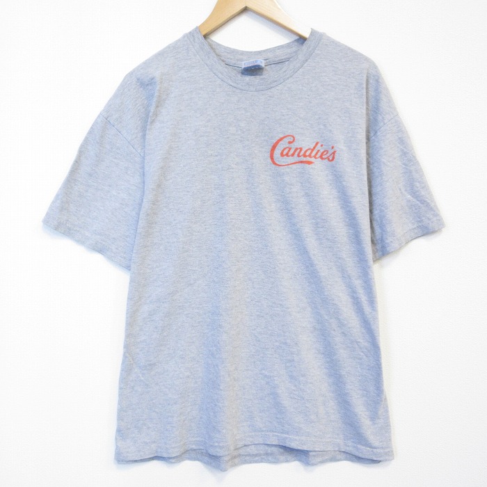【20%OFF】ヘインズ 00s 半袖Tシャツ キャンディーズ グレー メンズXL相当 | 古着