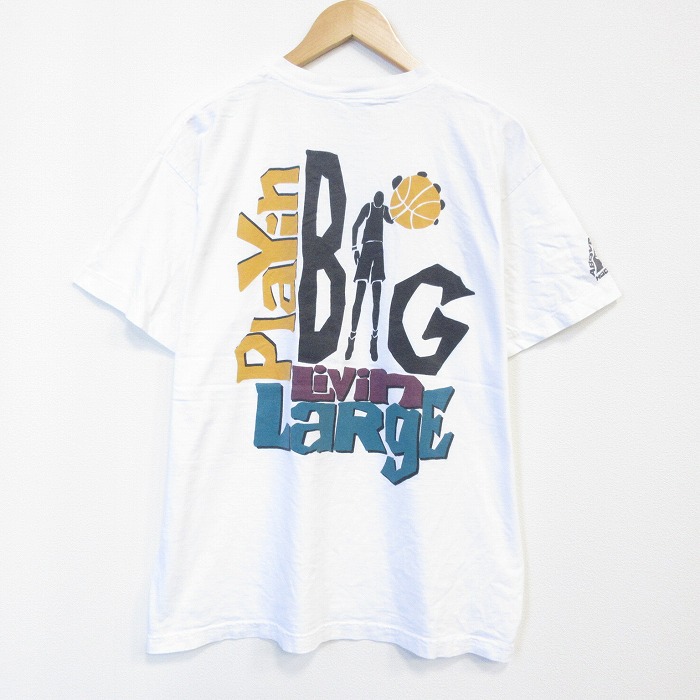 リーボック 90s 半袖Tシャツ ホワイト メンズXL相当 | 古着