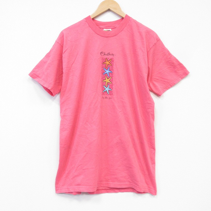 【20%OFF】フルーツオブザルーム 00s 半袖Tシャツ ヒトデ ピンク メンズL相当 | 古着