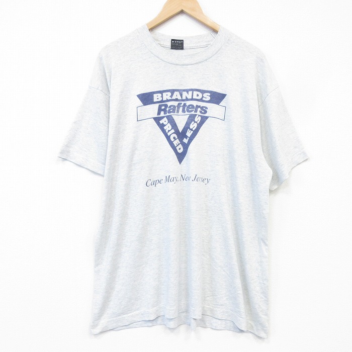 フルーツオブザルーム 90s 半袖Tシャツ ニュージャージー グレー メンズXL相当 | 古着