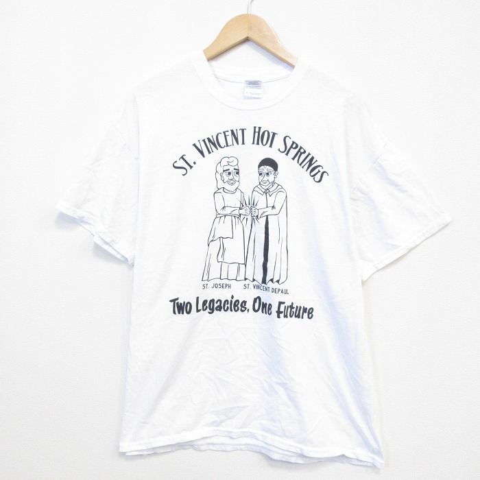 00s 半袖Tシャツ VINCENT ホワイト メンズXL相当 | 古着