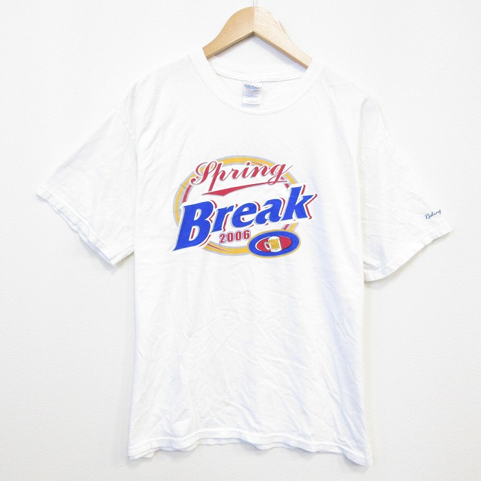 00s 半袖Tシャツ Break ホワイト メンズL相当 | 古着