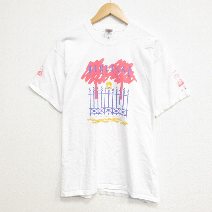 フルーツオブザルーム 90s 半袖Tシャツ ヘリテージ ホワイト メンズL相当 | 古着