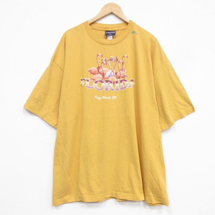 00s 半袖Tシャツ フロリダ イエロー メンズXL相当 | 古着