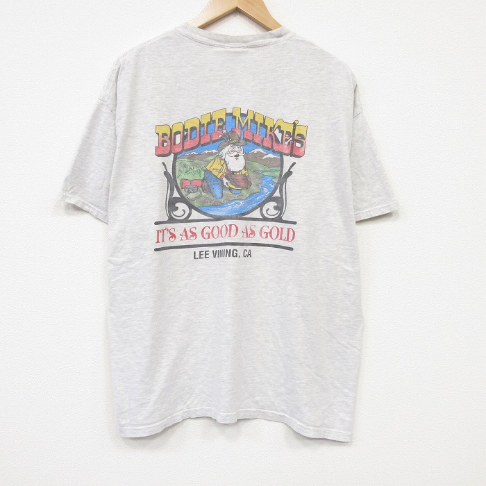 ヘインズ 00s 半袖Tシャツ BODIE 霜降りグレー メンズXL相当 | 古着