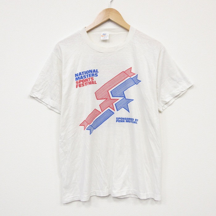 ナイキ 80s 半袖Tシャツ フィラデルフィアフェスティバル ホワイト メンズL相当 | 古着