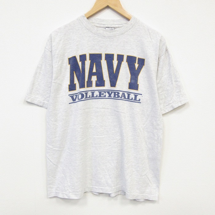 90s 半袖Tシャツ ミリタリー グレー メンズL相当 | 古着