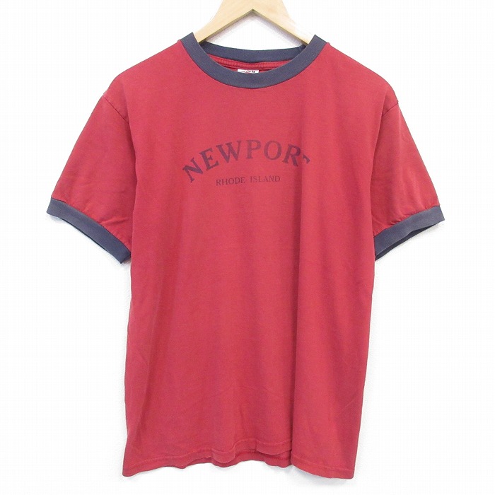 00s 半袖Tシャツ ニューポート レッド メンズL相当 | 古着