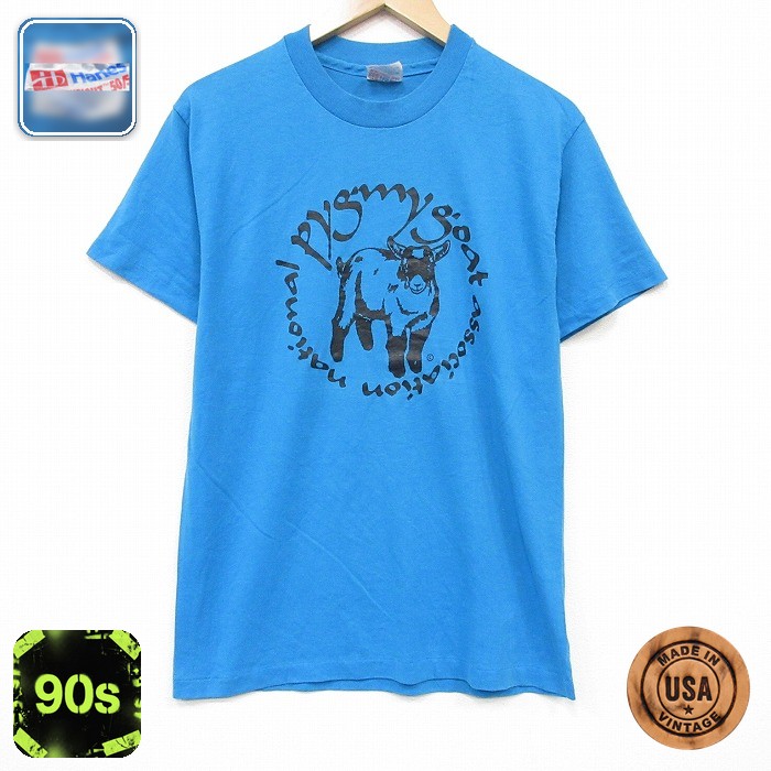 古着通販 M☆古着 ヘインズ 半袖 ビンテージ Tシャツ メンズ 90年代