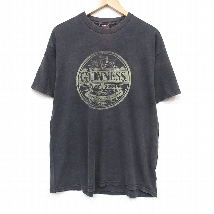 ギネス 00s 半袖Tシャツ ブラック メンズXL相当 | 古着