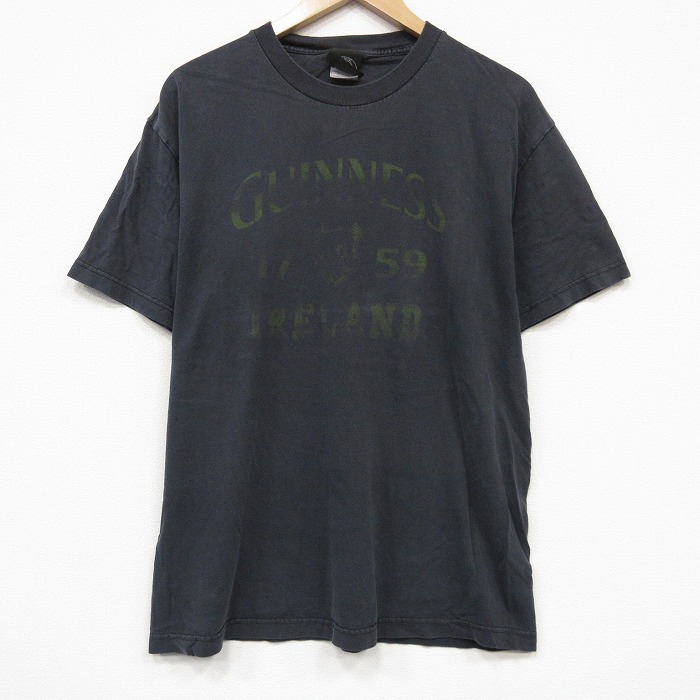 00s 半袖Tシャツ ギネス ブラック メンズL相当 | 古着