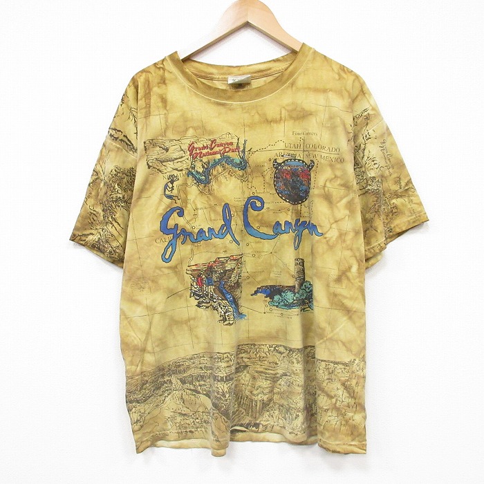 グランドキャニオン 00s 半袖Tシャツ ブラウン メンズXL相当 | 古着