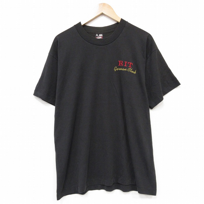 フルーツオブザルーム 90s 半袖Tシャツ RIT ブラック メンズXL相当 | 古着