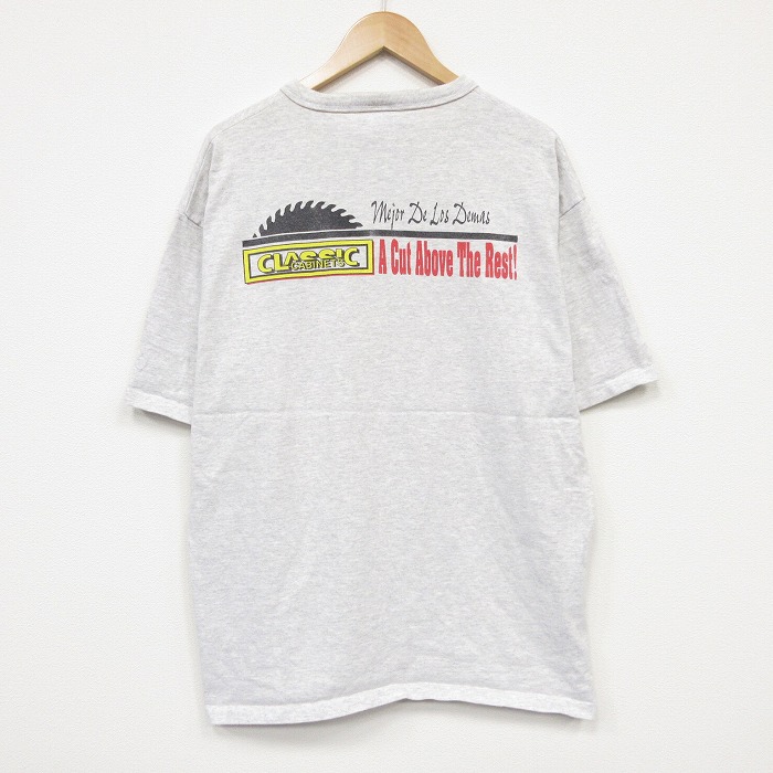 90s 半袖Tシャツ クラシック グレー メンズXL相当 | 古着