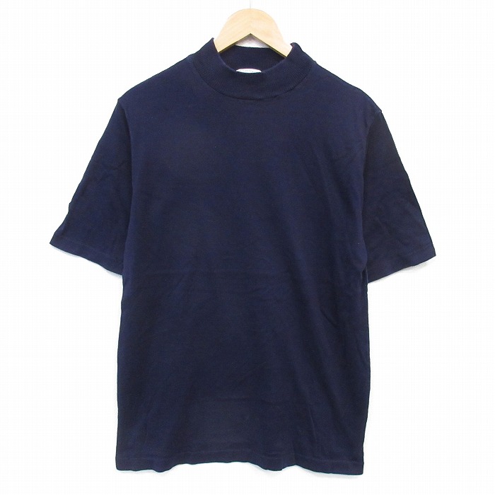 80s 半袖Tシャツ ネイビー メンズM相当 | 古着