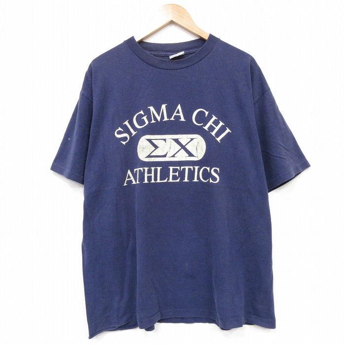 All Sport 90s 半袖Tシャツ シグマ ネイビー メンズXL相当 | 古着