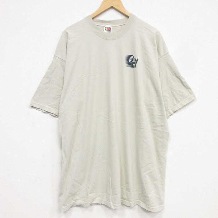 フルーツオブザルーム 90s 半袖Tシャツ QUEST ベージュ メンズXL相当 | 古着