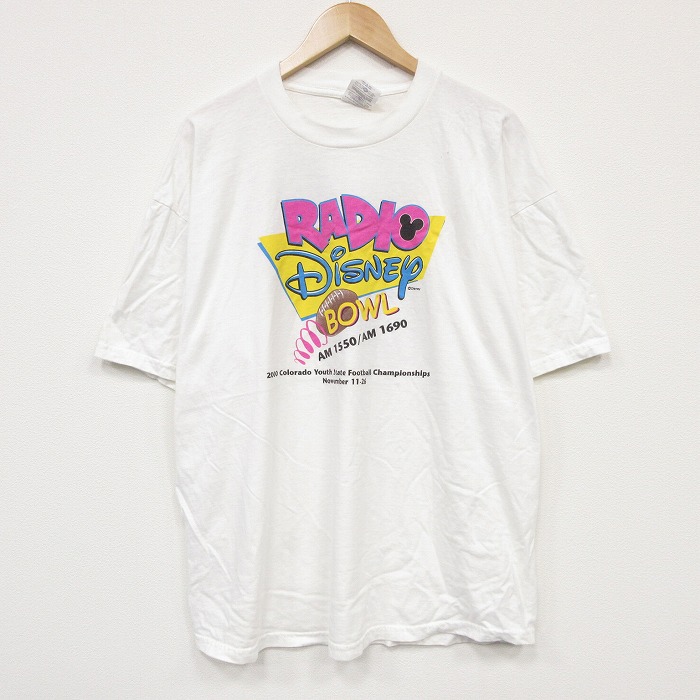 ジャージーズ 00s 半袖Tシャツ ディズニー ホワイト メンズXL相当 | 古着