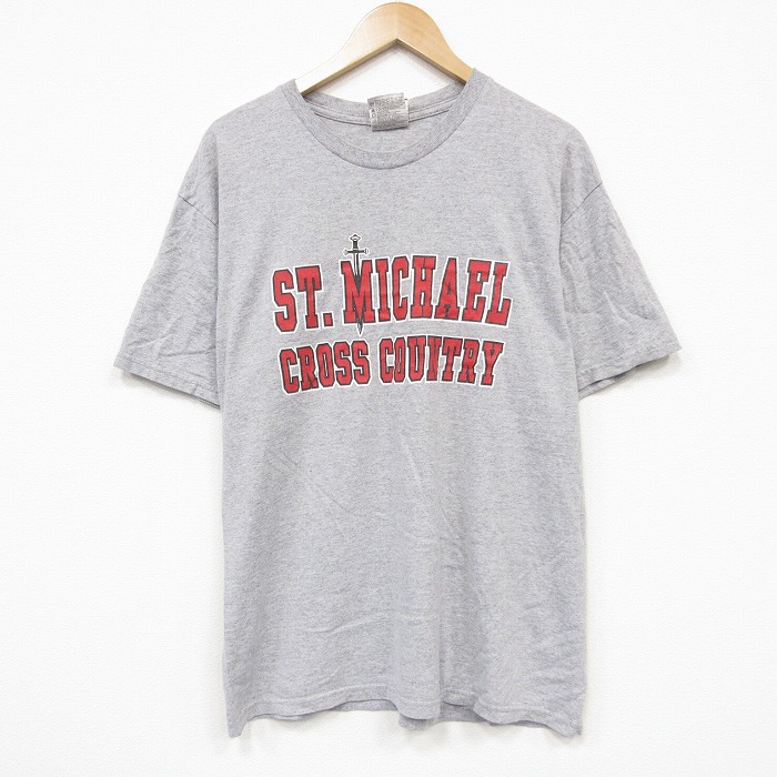 ナイキ 00s 半袖Tシャツ クロスカントリー グレー メンズL相当 | 古着