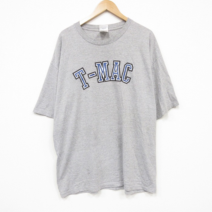 アディダス 90s 半袖Tシャツ TMAC 霜降りグレー メンズXL相当 | 古着