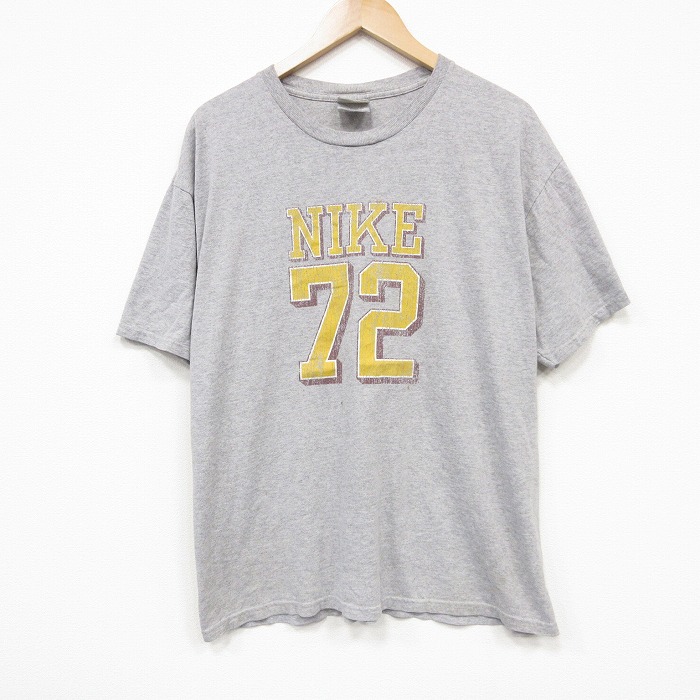 ナイキ 00s 半袖Tシャツ グレー メンズXL相当 | 古着