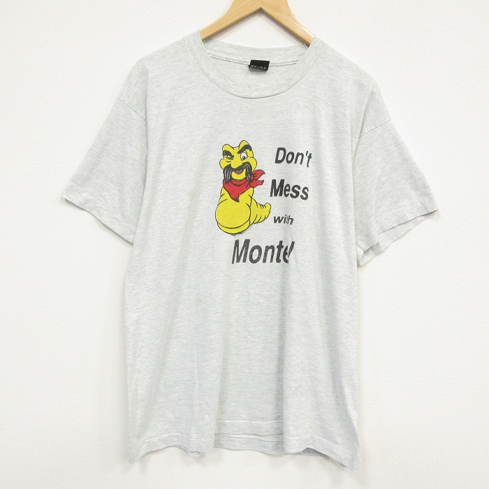 スクリーンスターズ 80s 半袖Tシャツ Monte グレー メンズXL相当 | 古着