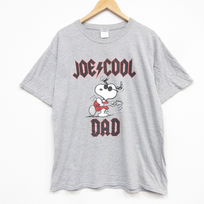 00s 半袖Tシャツ スヌーピー グレー メンズXL相当 | 古着