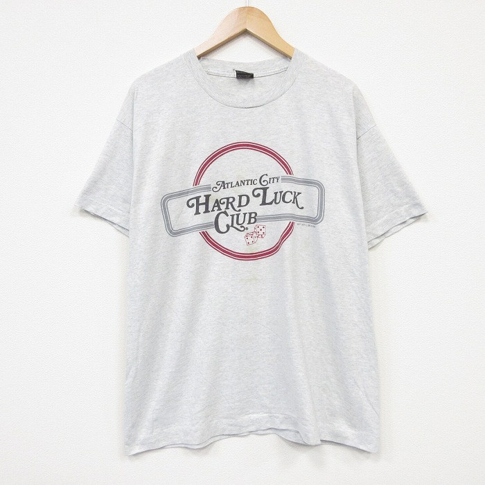 フルーツオブザルーム 90s 半袖Tシャツ サイコロ グレー メンズXL相当 | 古着