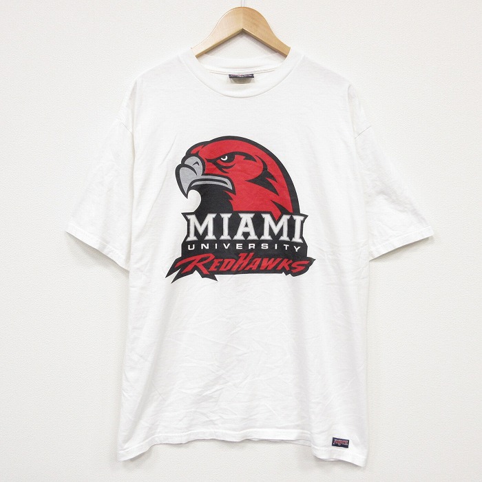 90s 半袖Tシャツ マイアミ ホワイト メンズL相当 | 古着