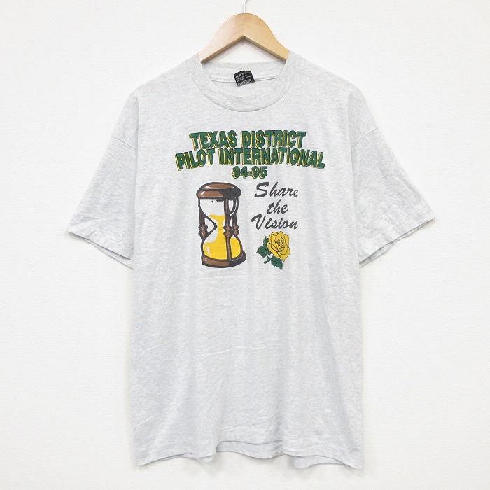 フルーツオブザルーム 90s 半袖Tシャツ 砂時計 グレー メンズL相当 | 古着