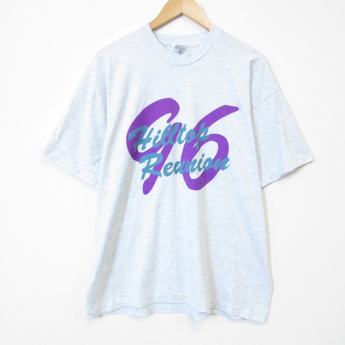 フルーツオブザルーム 90s 半袖Tシャツ 霜降り グレー メンズXL相当 | 古着
