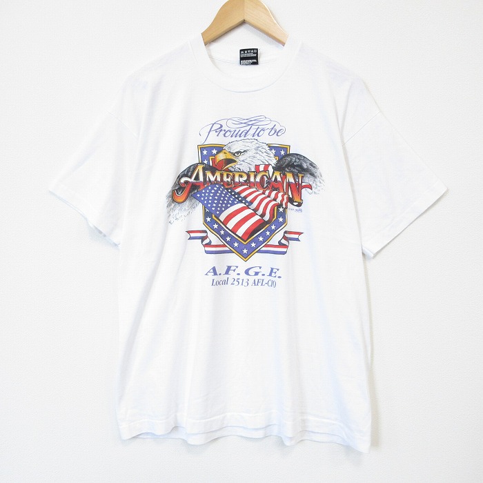 フルーツオブザルーム 90s 半袖Tシャツ 鳥 ホワイト メンズXL相当 | 古着