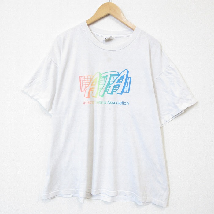 半袖Tシャツ ATA ホワイト メンズXL相当 | 古着
