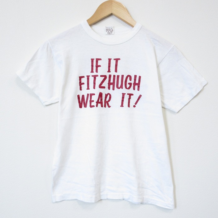 ラッセル 70s 半袖Tシャツ WEAR ホワイト メンズM相当 | 古着