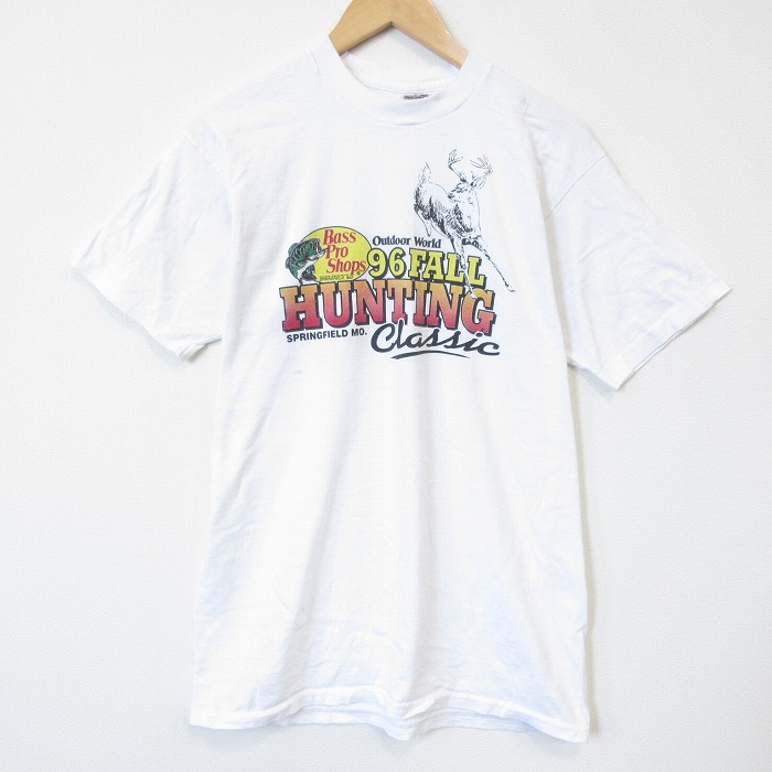 フルーツオブザルーム 90s 半袖Tシャツ ハンティング ホワイト メンズL相当 | 古着