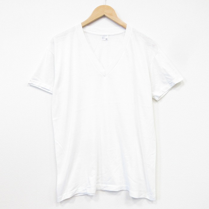 80s 半袖Tシャツ 無地 ホワイト メンズL相当 | 古着