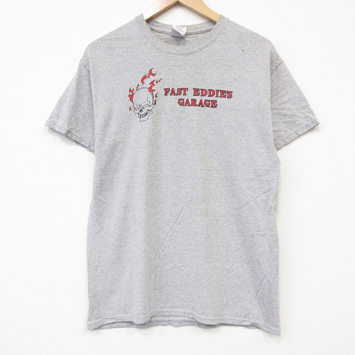 半袖Tシャツ スカル グレー メンズM相当 | 古着