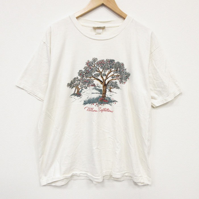 NORTHERN REFRECTIONS 90s 半袖Tシャツ ベージュ メンズXL相当 | 古着