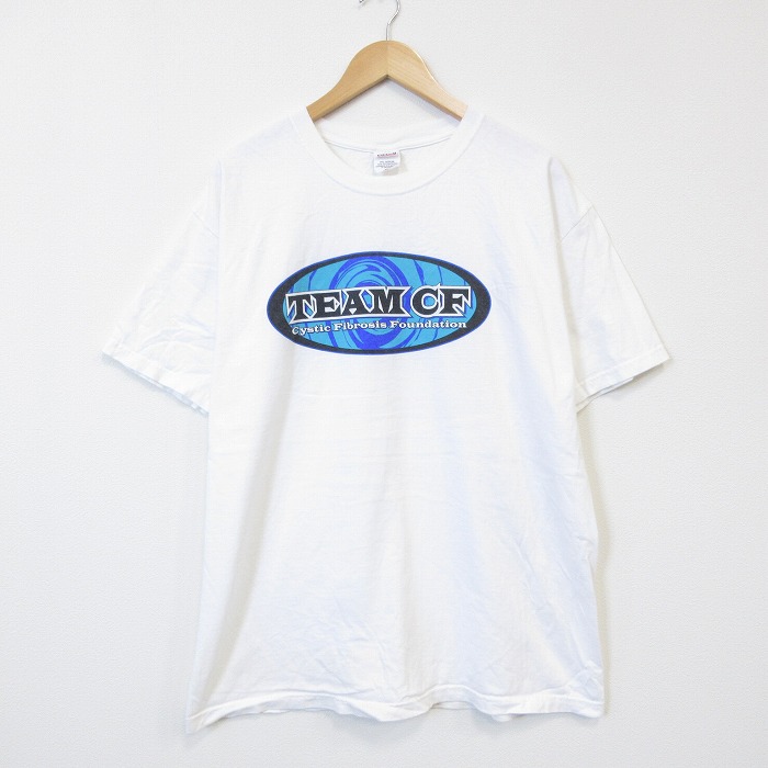 00s 半袖Tシャツ TEAM ホワイト メンズXL相当 | 古着