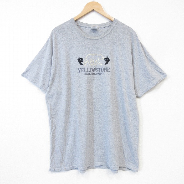 00s 半袖Tシャツ イエローストーン グレー メンズXL相当 | 古着