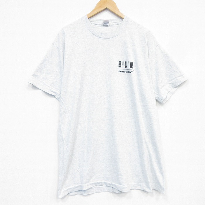 フルーツオブザルーム 90s 半袖Tシャツ bum equipment グレー メンズXL相当 | 古着
