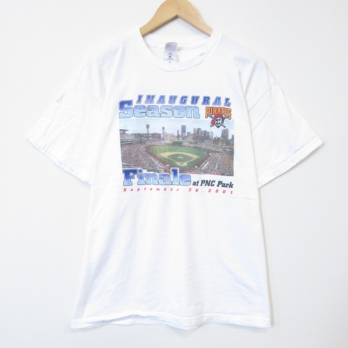 フルーツオブザルーム 00s 半袖Tシャツ ピッツバーグパイレーツ ホワイト XL | 古着 26aug27