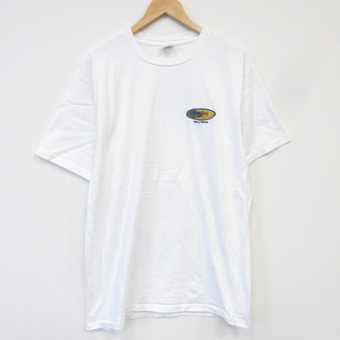 ハードロックカフェ 90s 半袖Tシャツ ホワイト メンズL相当 | 古着