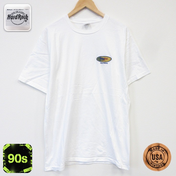 ハードロックカフェ 90s 半袖Tシャツ ホワイト メンズL相当 | 古着