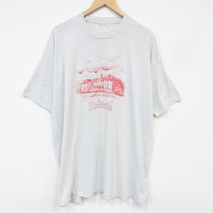 90s 半袖Tシャツ シャイニング スタンリーホテル グレー メンズXL相当 | 古着