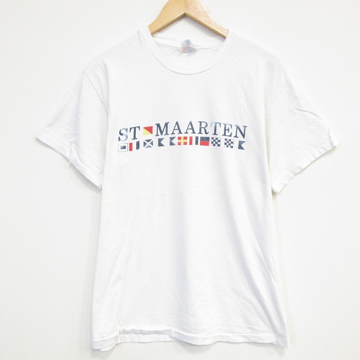 ヘインズ 90s 半袖Tシャツ セントマーチン ホワイト メンズL相当 | 古着