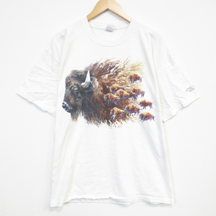 ビッグホーン 00s 半袖Tシャツ ホワイト メンズXL相当 | 古着