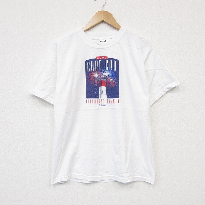 00s 半袖Tシャツ ケープコッド ホワイト メンズM相当 | 古着