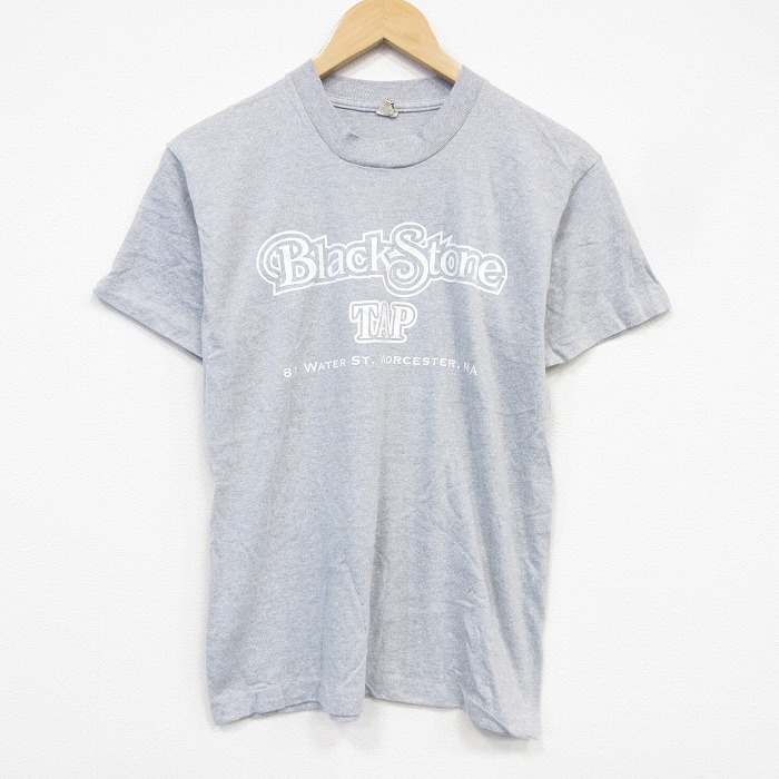 スクリーンスターズ 80s 半袖Tシャツ ブラックストーン グレー メンズM相当 | 古着